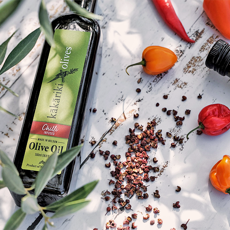 Kakariki Chilli Infused Premium Extra Virgin Olive Oil - Novello 2024