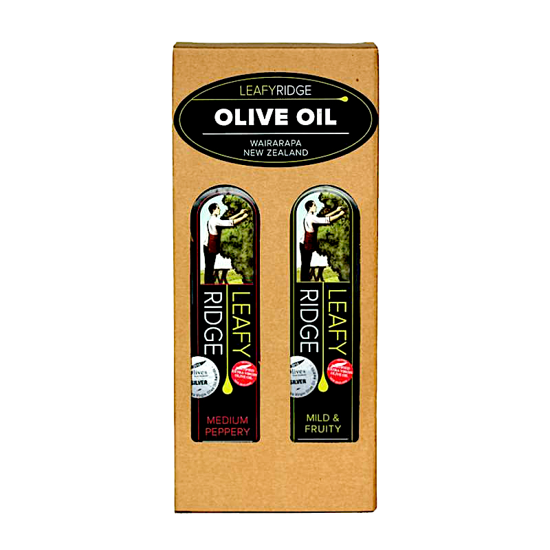 Leafyridge Premium Extra Virgin Olive Oil Gift Box Duet